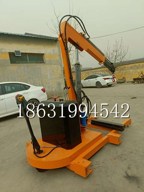 双塔区自卸车厢随车吊 自制轮式四不像起重机 四驱平板吊 5吨 贵盛